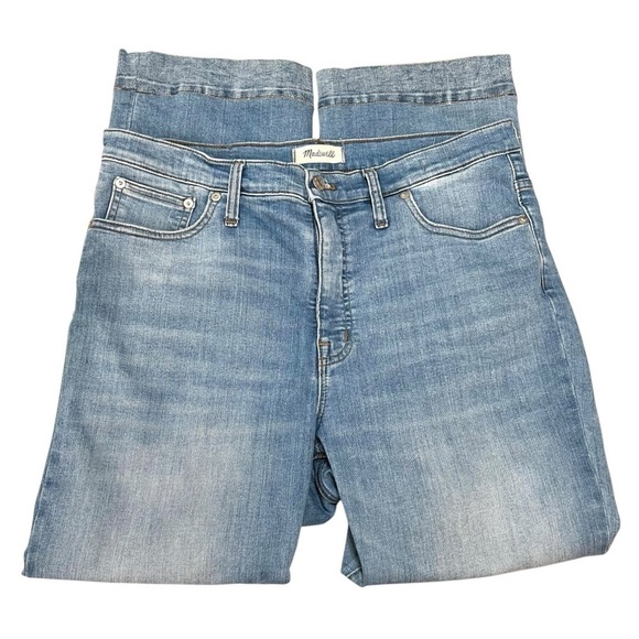 Madewell Cali Demi Boot Medium Wash Stretch Denim Jeans Women’s 32 - Picture 9 of 15